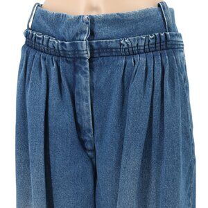 J.W. Anderson Women's Denim Blue Pleat Front Trousers - Retail $575 - NWOT